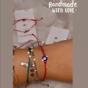 handmade evil eye bracelet